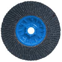 POWERBLEND TRM QC Flap Disc, 5" x 5/8"-11, Type 27, Z40 Grit, Zirconia Alumina Haskins Industrial Inc.