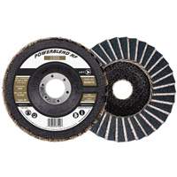 POWERBLEND NF Flap Disc, 4-1/2" x 7/8", Type 29, Z60 Grit, Zirconia Alumina Haskins Industrial Inc.