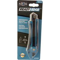 Couteau professionnel de 18 mm, Acier inoxydable, Robuste, Prise en Caoutchouc Haskins Industrial Inc.