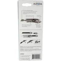 Couteau professionnel de 18 mm, Acier inoxydable, Robuste, Prise en Caoutchouc Haskins Industrial Inc.
