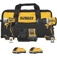 XR&reg; 2-Tool Hammer Drill/Impact Combo Kit with POWERPACK Batteries, Lithium-Ion, 20 V Haskins Industrial Inc.