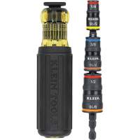 Jeu de douilles &agrave; chocs r&eacute;versibles 7 en 1 avec poign&eacute;e, Prise 1/2"/5/16"/1/4"/7/16"/9/16"/3/8', 7 mr Haskins Industrial Inc.