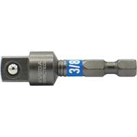 Impactech&reg; Impact Socket Adapter, 1/4" Drive Size, 3/8" Male Size, 2" L Haskins Industrial Inc.