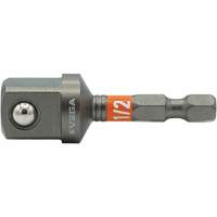 Impactech&reg; Impact Socket Adapter, 1/4" Drive Size, 1/2" Male Size, 2" L Haskins Industrial Inc.