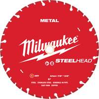 STEELHEAD Cutting Diamond Blade, 9", Metal Use Haskins Industrial Inc.