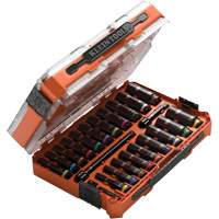 KNECT Drive Socket Set, 23 Pcs, Impact, 3/8" Drive Size, Deep Haskins Industrial Inc.