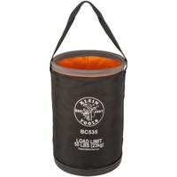 Seau utilitaire droit, 17" lo x 12" la x 4" h, Nylon, Noir/Gris/Orange Haskins Industrial Inc.