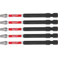 SHOCKWAVE Impact Recess Power Bits, Square, 2 Tip, 3-1/2" Length Haskins Industrial Inc.