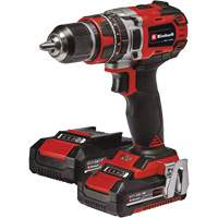 Professional Cordless Hammer Drill/Driver Kit, 1/2" Chuck, 18 V Haskins Industrial Inc.