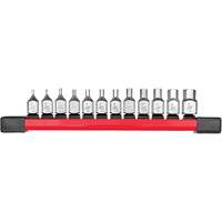 Jeu de douilles longues &agrave; embouts SAE, Hexagonale, Prise 1/4", 12 mr Haskins Industrial Inc.