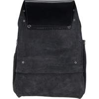 Phantom Collection Heavy-Duty Nail & Tool Bag, Leather, 10 Pockets, Black Haskins Industrial Inc.