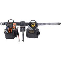 Phantom Collection 4-Piece Heavy-Duty Combo Apron, Leather, Black Haskins Industrial Inc.