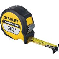 CONTROL-LOCK Tape Measure, 25 mm x 30', Imperial Graduations Haskins Industrial Inc.