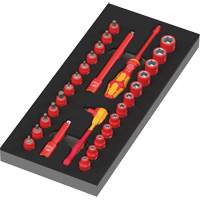 Insert en mousse pour jeu avec cliquet 8007 A VDE Zyklop VDE 1, 1000 V, 30 M Haskins Industrial Inc.