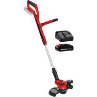 Cordless Telescopic String Trimmer with 2.5Ah Battery & Charger Starter Kit, 12", Battery Powered, 18 V Haskins Industrial Inc.