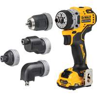 XTREME Brushless Cordless 5-in-1 Drill/Driver Kit, Lithium-Ion, 12 V, 3/8" Chuck Haskins Industrial Inc.