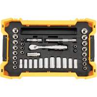 Jeu d'outils 3/8" & 1/2" pour m&eacute;canicien avec plateau & couvercle TOUGHSYSTEM 2.0 Haskins Industrial Inc.