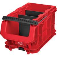 Bac compact PACKOUT, 15-1/2" x 9-1/2" x 8-3/4", Noir/Rouge Haskins Industrial Inc.