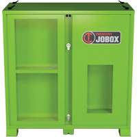 Armoire de rangement d'&eacute;PI sur place, Acier, Vert lime haute visibilit&eacute; Haskins Industrial Inc.
