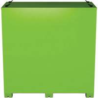 Armoire de rangement d'&eacute;PI sur place, Acier, Vert lime haute visibilit&eacute; Haskins Industrial Inc.
