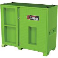 Armoire de rangement d'&eacute;PI sur place, Acier, Vert lime haute visibilit&eacute; Haskins Industrial Inc.