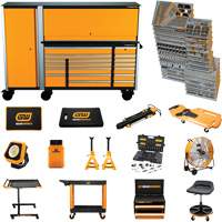 MEGAMOD Mechanics Tool Set in Premium Modular Foam Trays with Tool Storage & Shop Equipment, 1629 Pieces Haskins Industrial Inc.