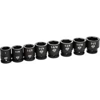 6-Point SAE Socket Set, 8 Pcs, Impact, 3/4" Drive Size Haskins Industrial Inc.