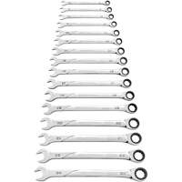 120XP Universal Spline XL Wrench Set, Ratcheting Combination, 16 Pieces, Metric Haskins Industrial Inc.