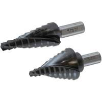 Multi-Step Drill Bit, 1/4" - 1-3/8" , 1/8" Increments, High Speed Steel Haskins Industrial Inc.