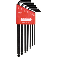Balldrive L-Style Hex Key Set, 7 Pcs. Haskins Industrial Inc.
