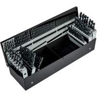 Jobber Length Combination Drill Bit Set, 115 Pieces, High Speed Steel Haskins Industrial Inc.