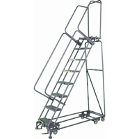 All Directional Ladders, 6 Steps, 24" Step Width, 60" Platform Height, Steel Haskins Industrial Inc.