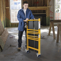 Ensemble de petit &eacute;chafaudage de base de 4' Jobsite Series, Cadre Acier, 41" p x 45-3/4" h Haskins Industrial Inc.