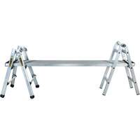 Telescoping Multi-Position Ladder, 2.916' - 9.75', Aluminum, 300 lbs., CSA Grade 1A VD689 | Haskins Industrial Inc.