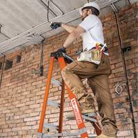 Step Ladder, 12', Fibreglass, 375 lbs. Capacity, Type 1AA Haskins Industrial Inc.