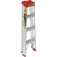 Step Ladder, 4', Aluminum, 200 lbs. Capacity, Type 3 Haskins Industrial Inc.