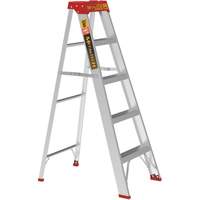 Step Ladder, 5', Aluminum, 200 lbs. Capacity, Type 3 Haskins Industrial Inc.