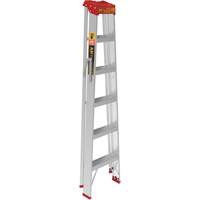 Step Ladder, 6', Aluminum, 200 lbs. Capacity, Type 3 Haskins Industrial Inc.