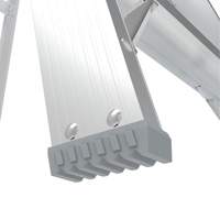 Step Ladder with Paint Tray, 10', Aluminum, 225 lbs. Capacity, Type 2 Haskins Industrial Inc.