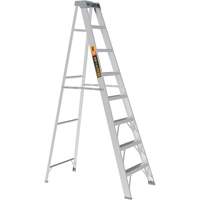 Step Ladder, 8', Aluminum, 225 lbs. Capacity, Type 2 Haskins Industrial Inc.