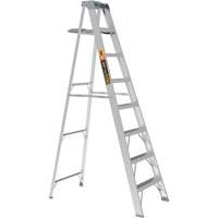 Step Ladder with Paint Tray, 8', Aluminum, 225 lbs. Capacity, Type 2 Haskins Industrial Inc.