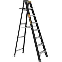 Step Ladder with Paint Tray, 8', Fibreglass, 250 lbs. Capacity, Type 1 Haskins Industrial Inc.