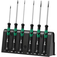 Micro Series Screwdriver Set with Rack, 6 Pcs. Haskins Industrial Inc.
