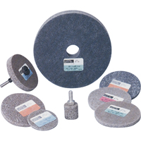 Standard Abrasives 500 Series Soft Density Unitized Wheels, 3" x 1/4", 1/4" Arbor, Medium Grit, Aluminum Oxide Haskins Industrial Inc.