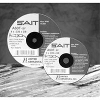 Cut-Off Wheel, 5" x 0.045", 7/8" Arbor, Type 27, Aluminum Oxide/Ceramic, 12200 RPM Haskins Industrial Inc.