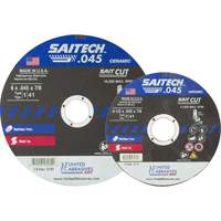 Cut-Off Wheel, 14" x 0.045", 5/8" Arbor, Type 1, Aluminum Oxide/Ceramic, 19000 RPM Haskins Industrial Inc.