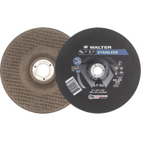 Stainless Steel Depressed Centre Grinding Wheels, 9" x 1/8", 7/8" Arbor, Type 27 Haskins Industrial Inc.