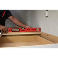 Heavy Duty Level, Box, 24" L, Aluminum, Non-Magnetic Haskins Industrial Inc.