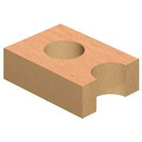 Forets pour trou de passage &agrave; pointes au carbure, Diam&egrave;tre de 2/5" Haskins Industrial Inc.