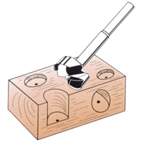 Forstner Bit, 2/5", 8 mm Shank, 3-1/2" Length Haskins Industrial Inc.